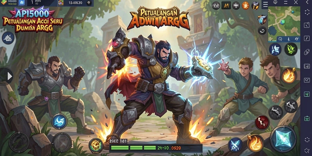 Tampilan menakjubkan dari gameplay API5000 dengan aksi penuh petualangan.