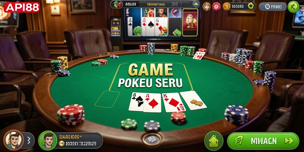 Gameplay seru API88 dengan banyak pilihan strategi Poker.
