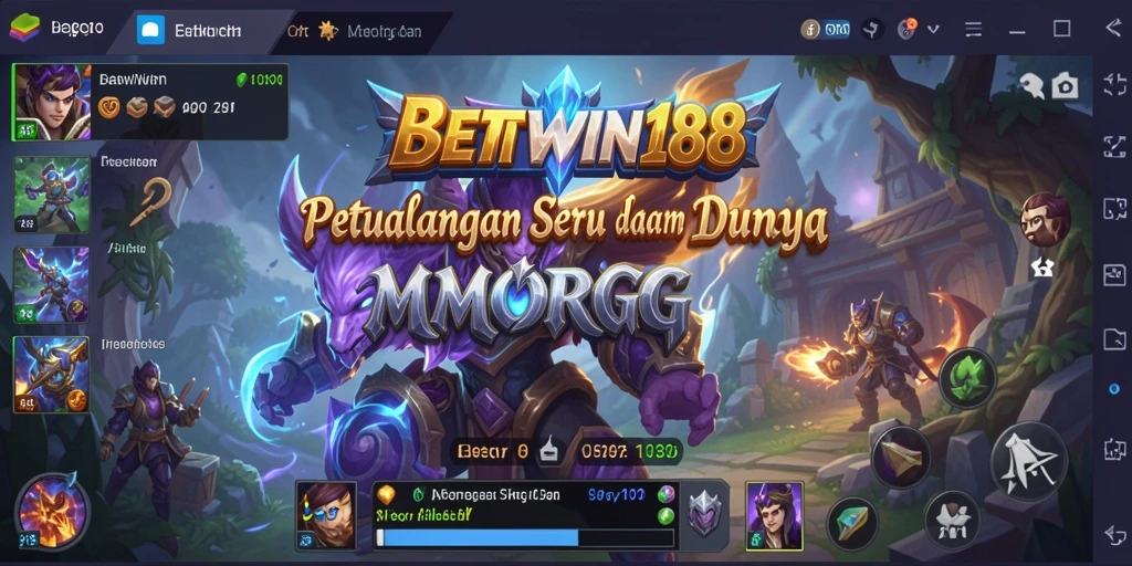 Tampilan gameplay BETWIN188 yang memukau dengan aksi seru di dunia MMORPG.