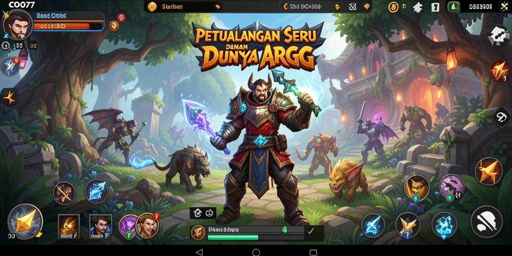 Screenshot gameplay COO77 menunjukkan aksi pertarungan yang seru.