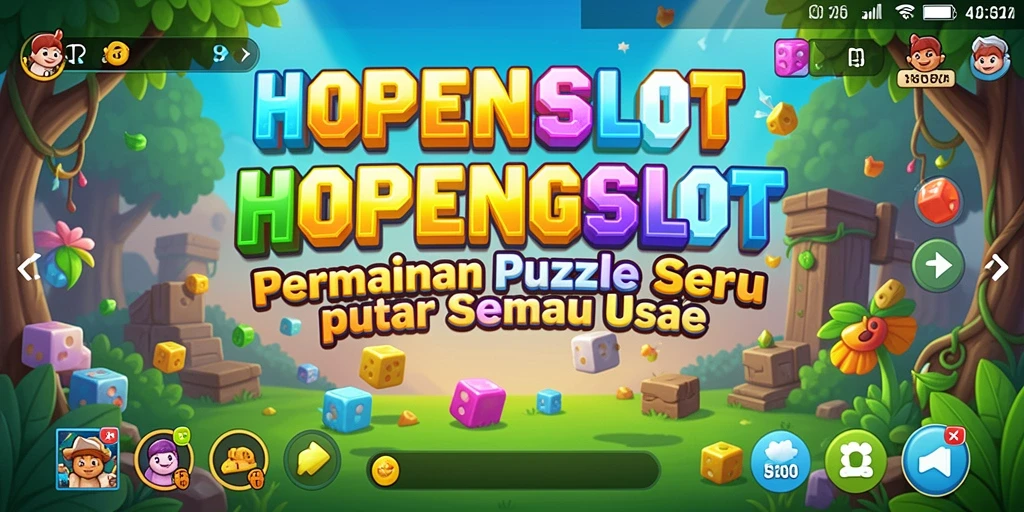 Tangkapan layar gameplay HOPENGSLOT yang menampilkan tantangan teka-teki.