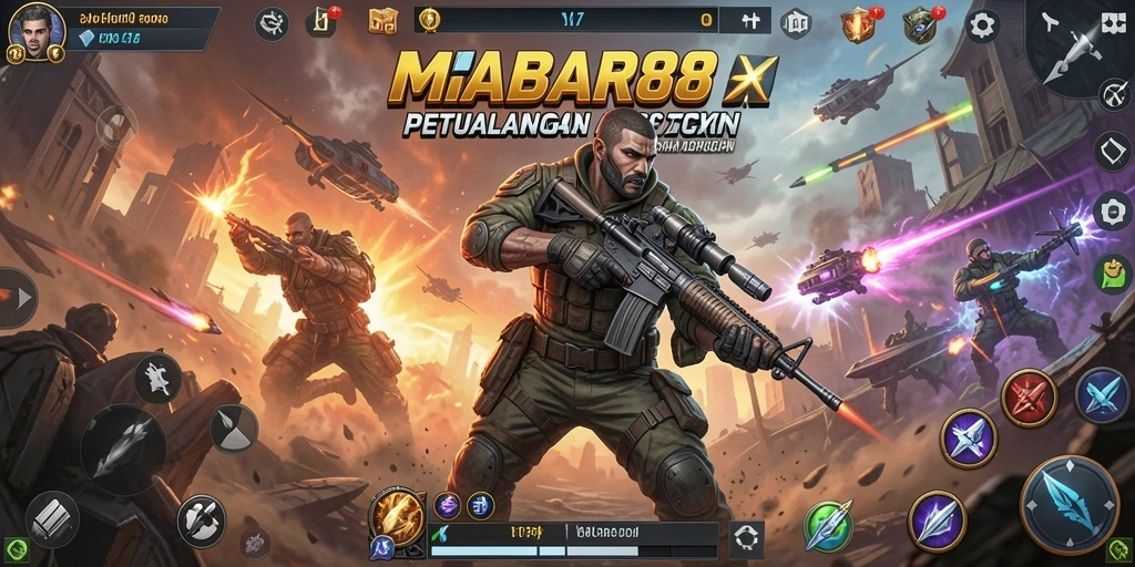Screenshot gameplay MABAR88 menampakkan aksi yang mendebarkan.