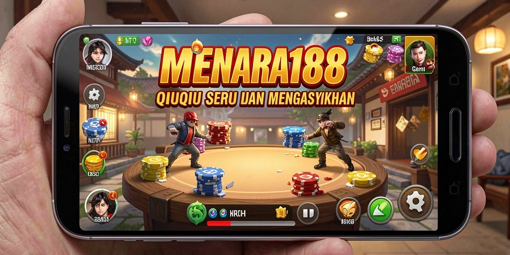 Tampilan gameplay menarik dari MENARA188 saat bermain QiuQiu.