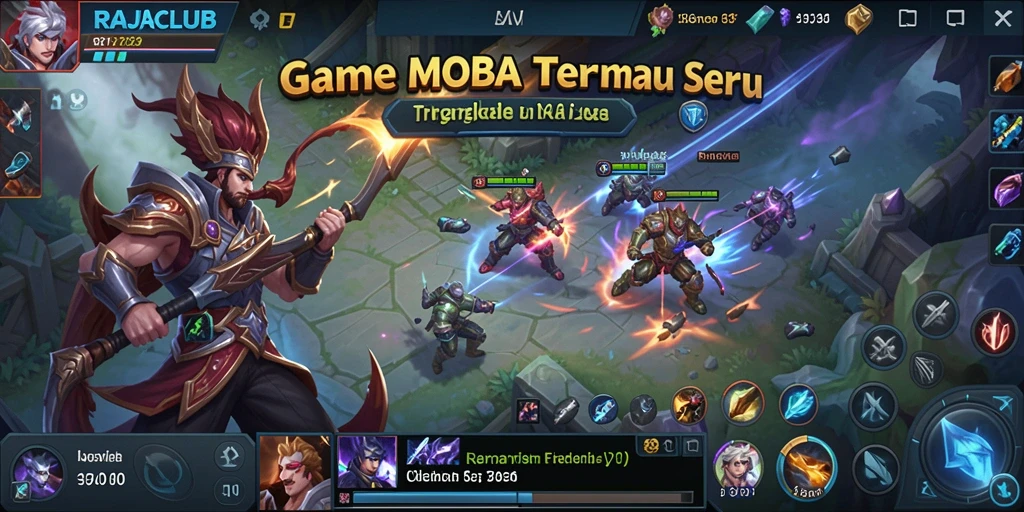 Tampilan gameplay menarik dari RAJACLUB saat pertarungan seru.