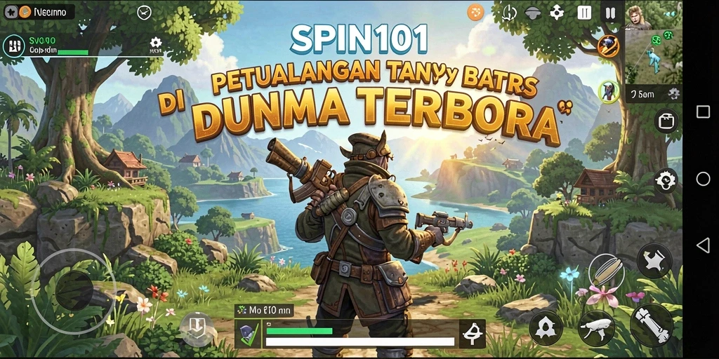 Tampilan menarik dari gameplay SPIN101 dalam dunia Open World.