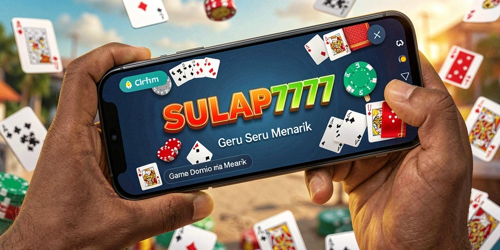 Tampilan gameplay menarik dari SULAP777 saat bermain Domino.